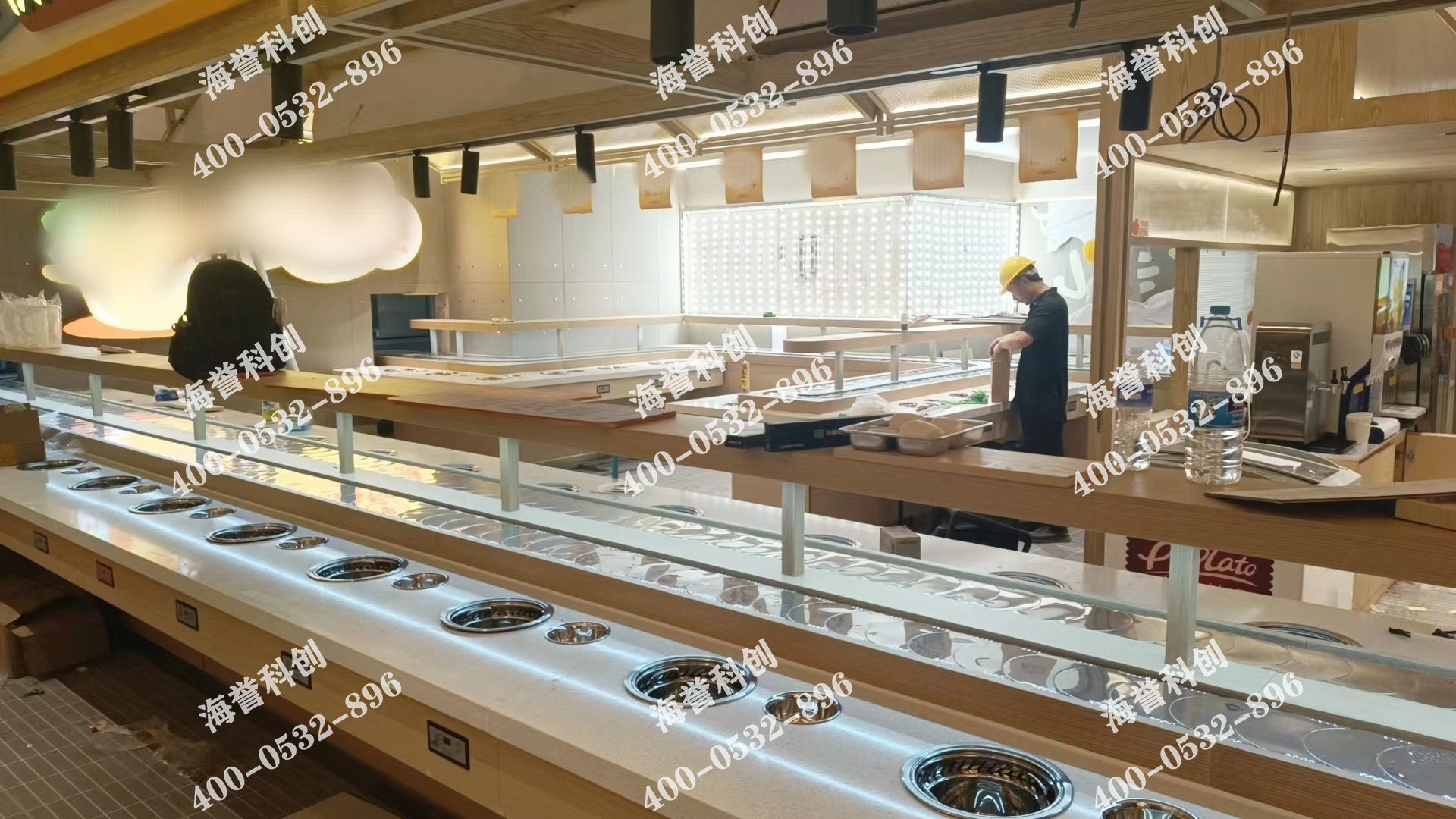 海譽(yù)科創(chuàng)河北單涮無煙小火鍋設(shè)備安裝完成