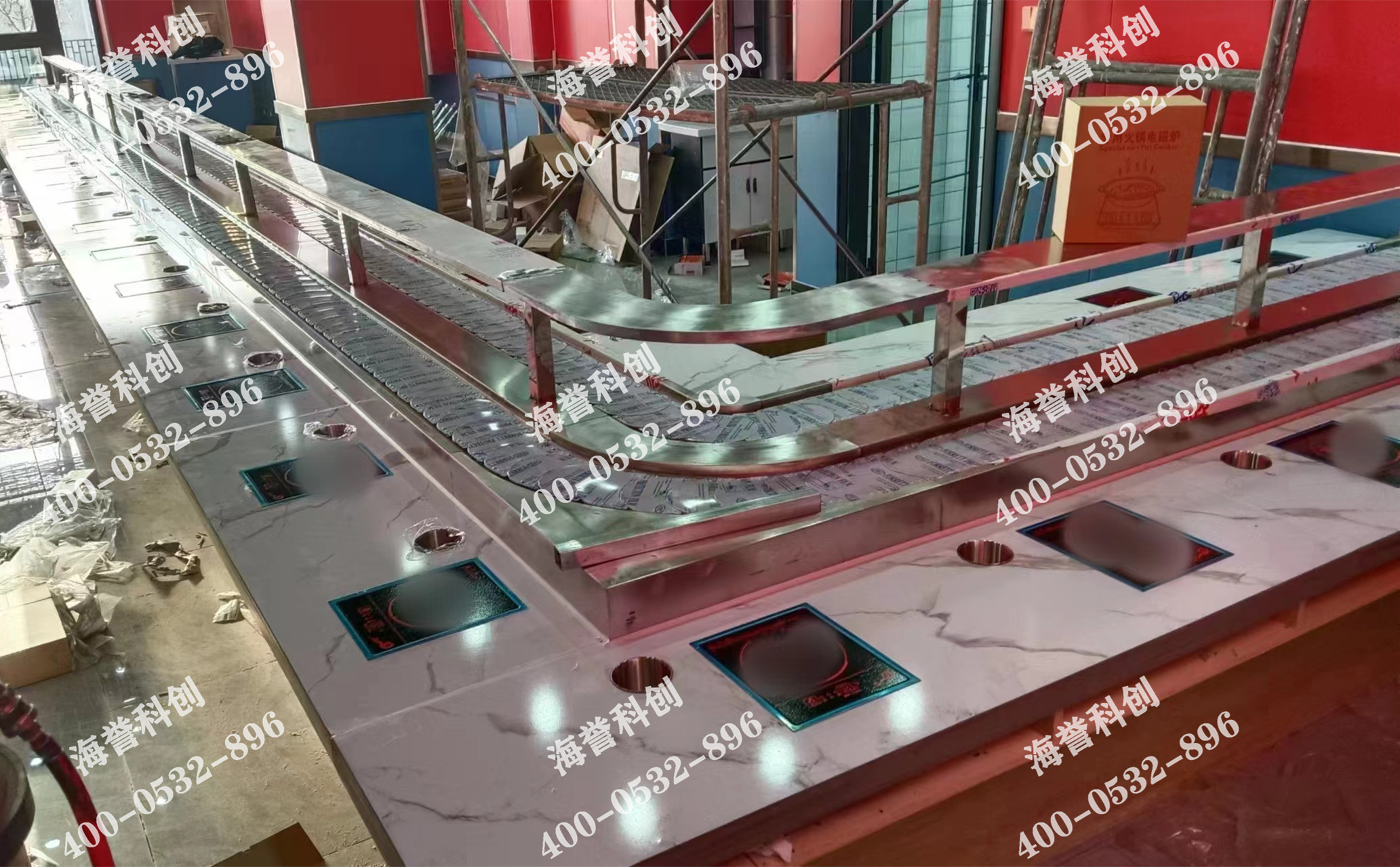 海譽(yù)科創(chuàng)新疆單涮小火鍋設(shè)備安裝完成