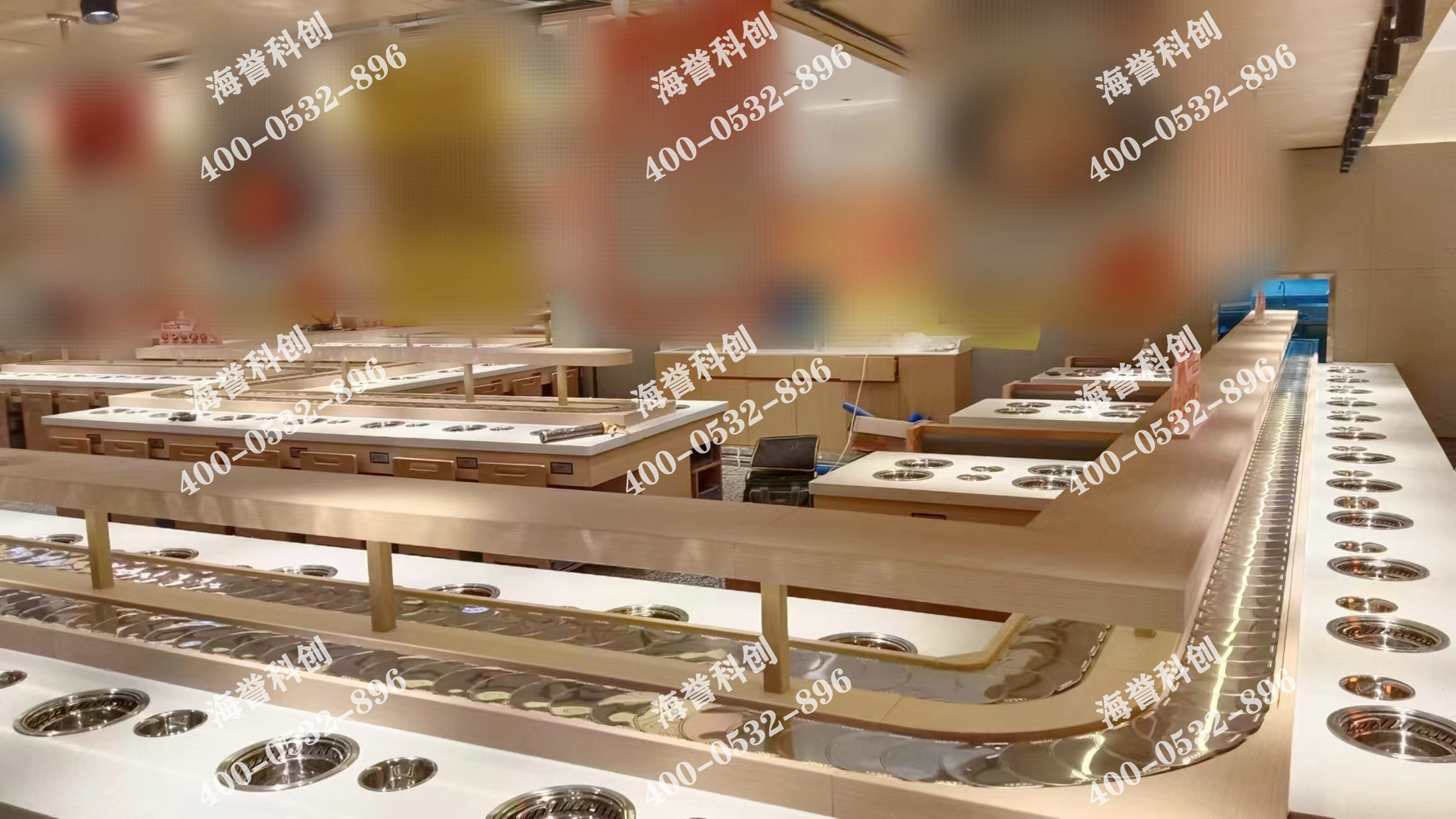 海譽(yù)科創(chuàng)山西單涮無煙小火鍋設(shè)備安裝完成