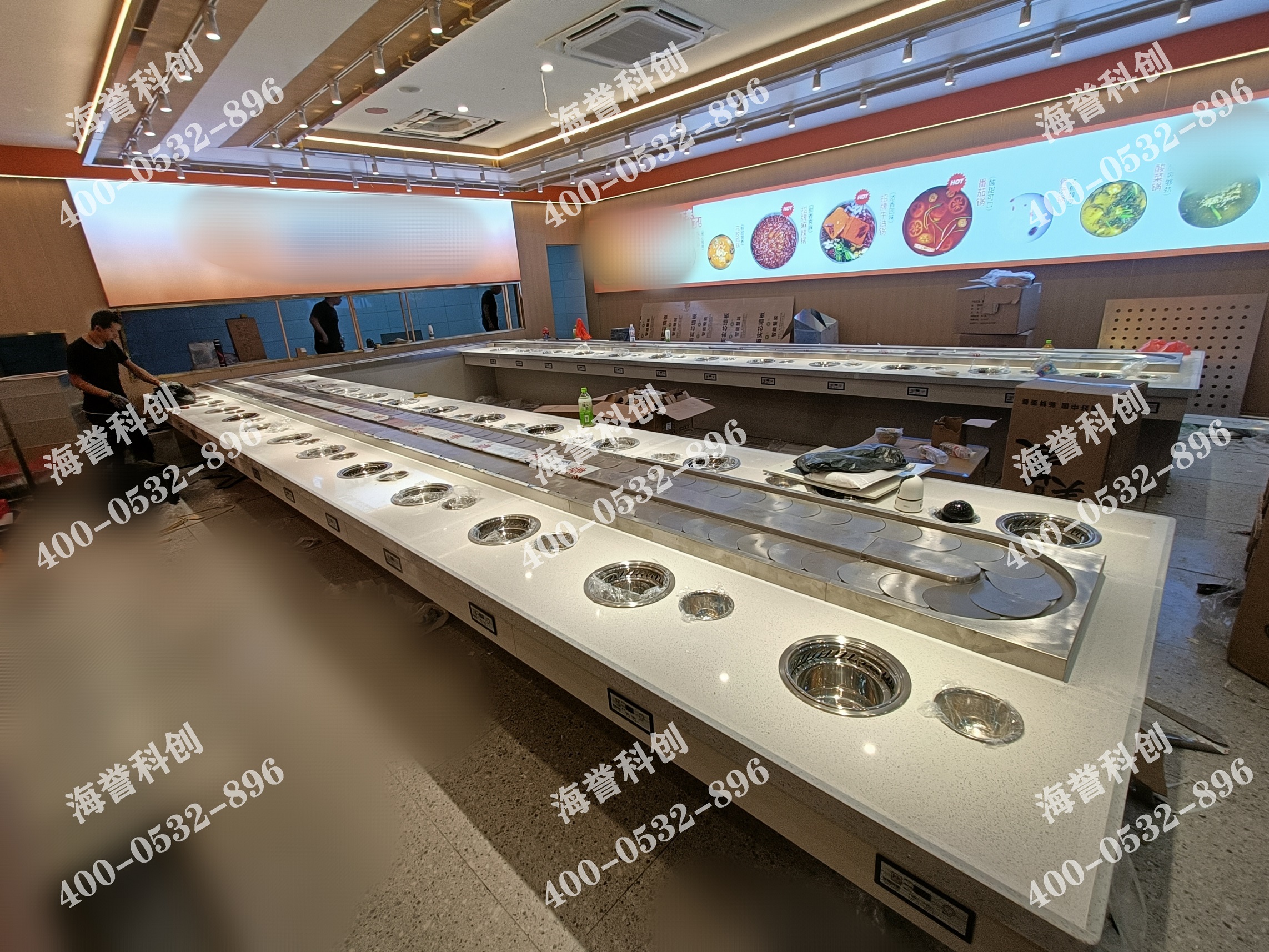 海譽科創(chuàng)安徽單涮無煙小火鍋設(shè)備安裝完成 海譽科創(chuàng)安徽單涮無煙小火鍋設(shè)備安裝完成