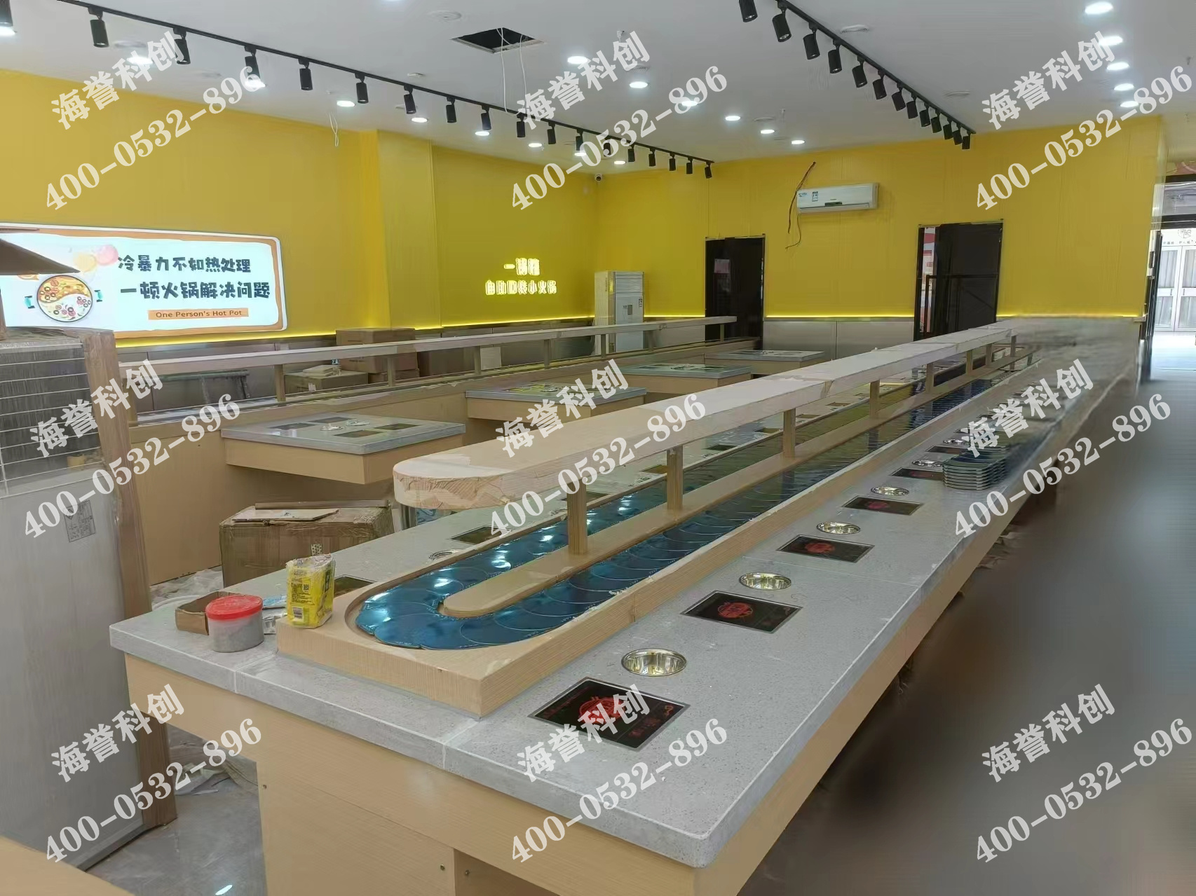 海譽(yù)科創(chuàng)河北單涮小火鍋設(shè)備安裝完成