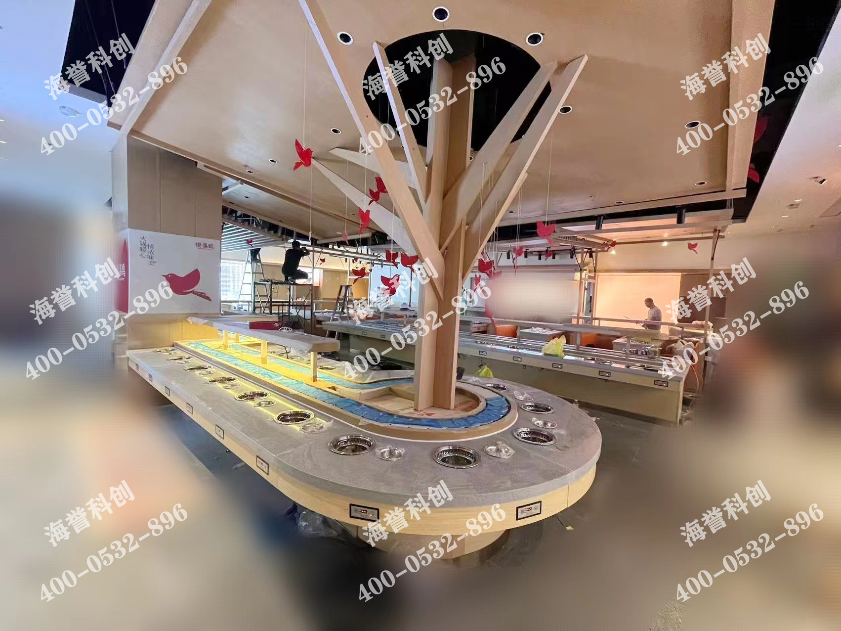 海譽科創(chuàng)合作伙伴單涮無煙小火鍋設(shè)備安裝完成 海譽科創(chuàng)合作伙伴單涮無煙小火鍋設(shè)備安裝完成