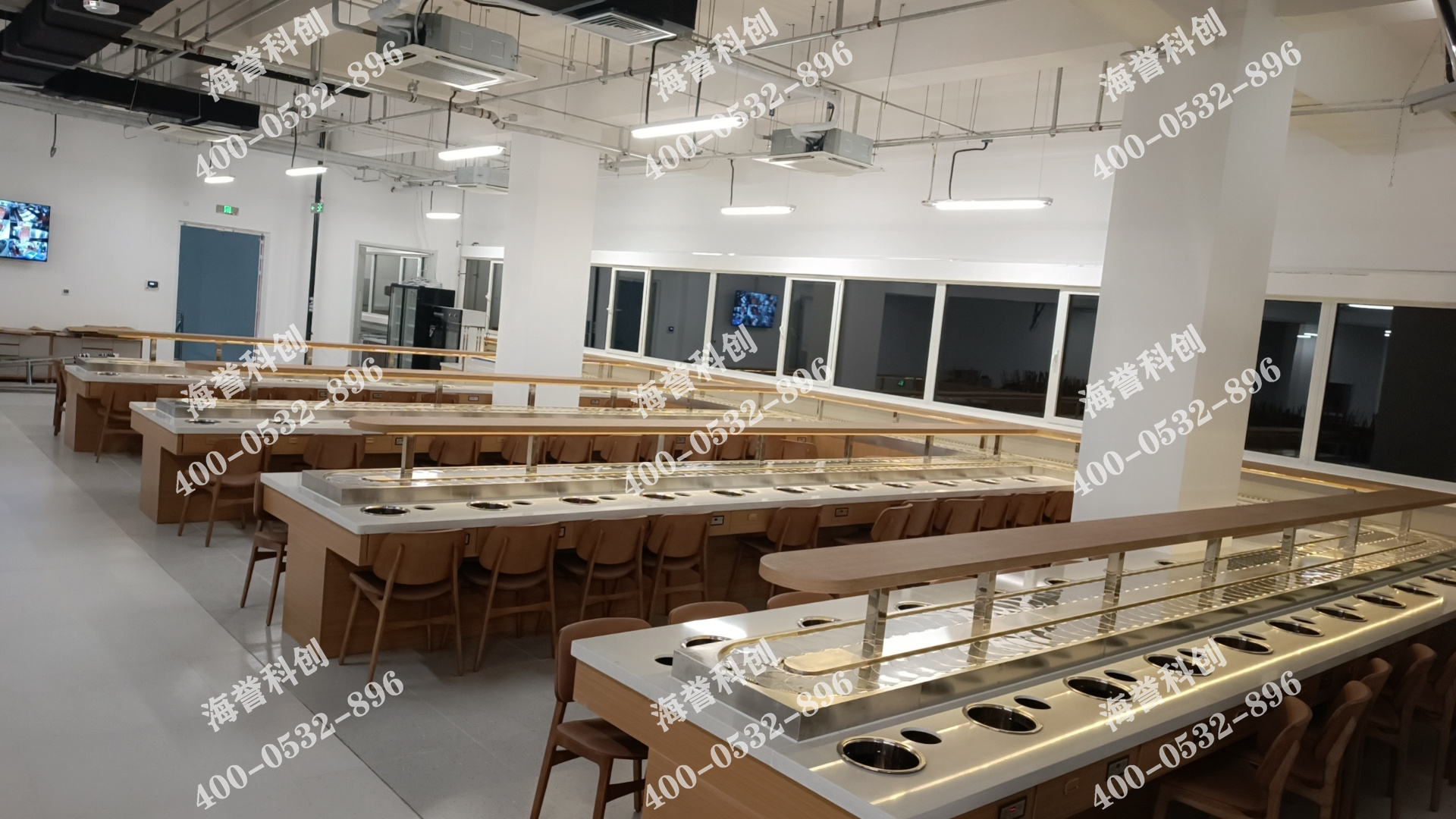 海譽(yù)科創(chuàng)合作伙伴單涮小火鍋設(shè)備安裝完成