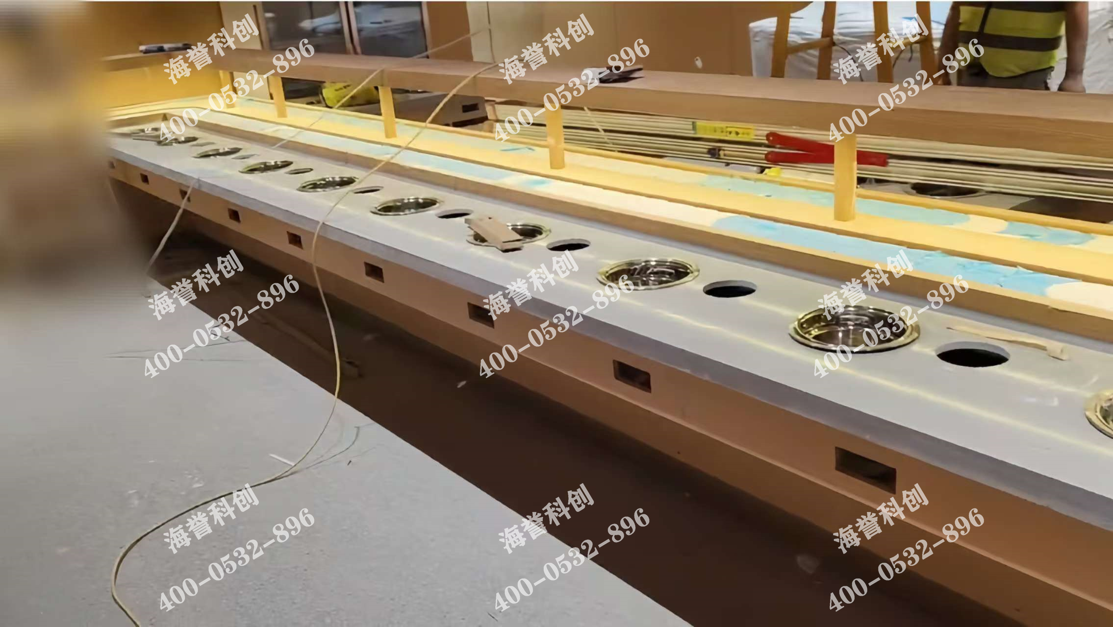 海譽(yù)科創(chuàng)合作伙伴單涮無(wú)煙小火鍋設(shè)備安裝完成 海譽(yù)科創(chuàng)合作伙伴單涮無(wú)煙小火鍋設(shè)備安裝完成