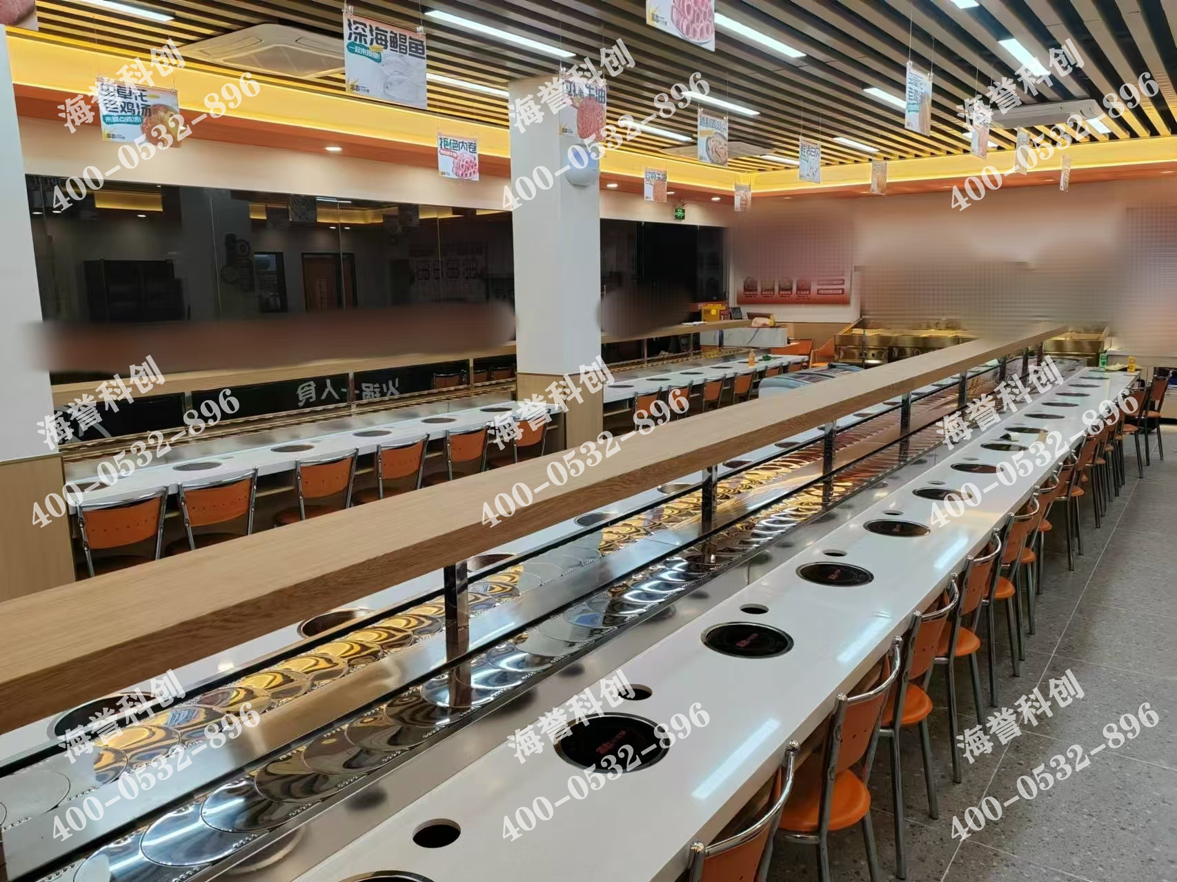 海譽(yù)科創(chuàng)合作伙伴單涮小火鍋設(shè)備安裝完成