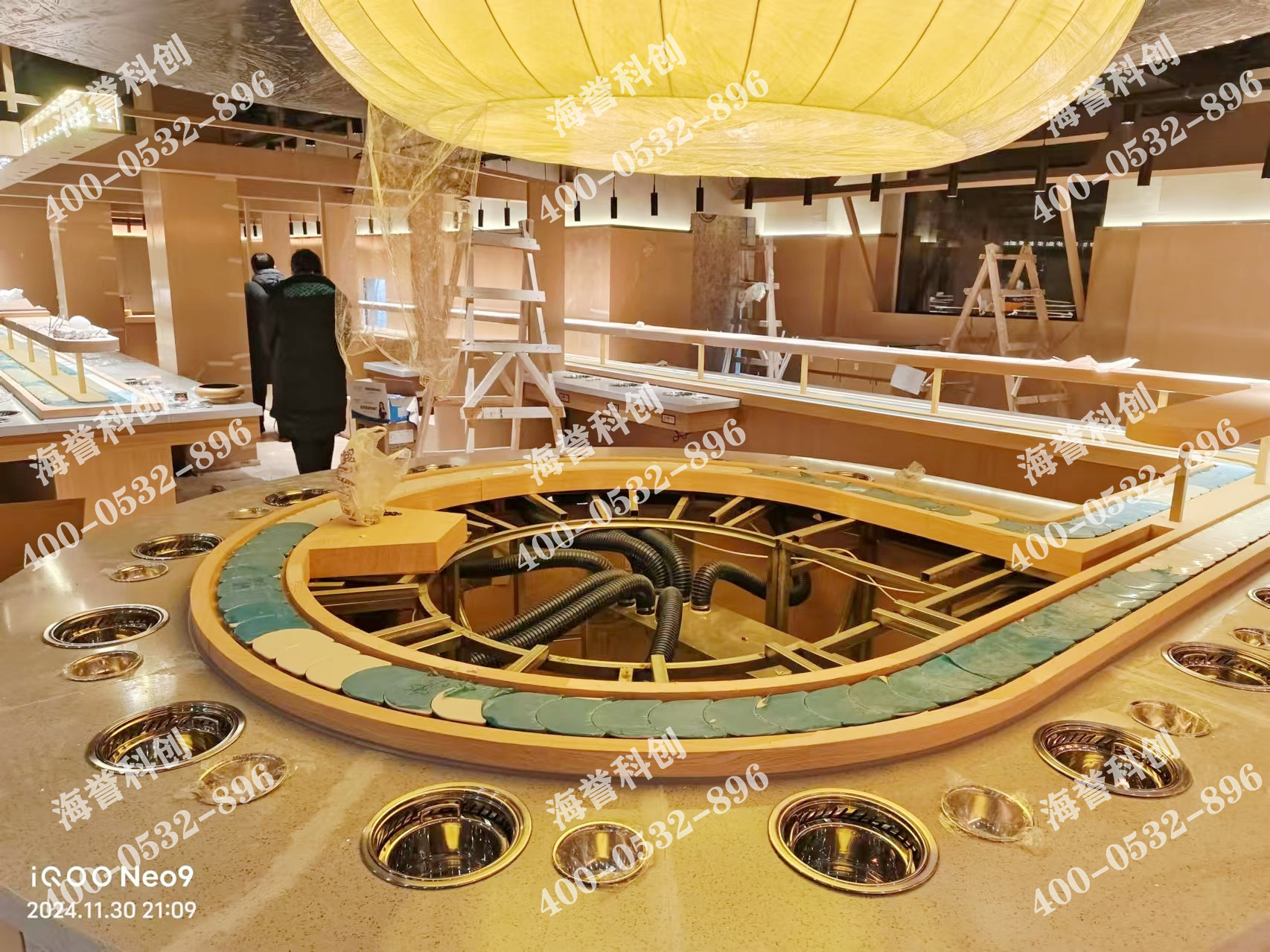 海譽(yù)科創(chuàng)遼寧單涮無煙小火鍋安裝完成 海譽(yù)科創(chuàng)遼寧單涮無煙小火鍋安裝完成