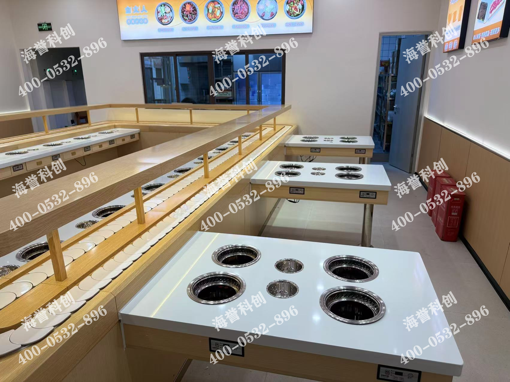 海譽(yù)科創(chuàng)四川單涮無煙小火鍋設(shè)備安裝完成 海譽(yù)科創(chuàng)四川單涮無煙小火鍋設(shè)備安裝完成