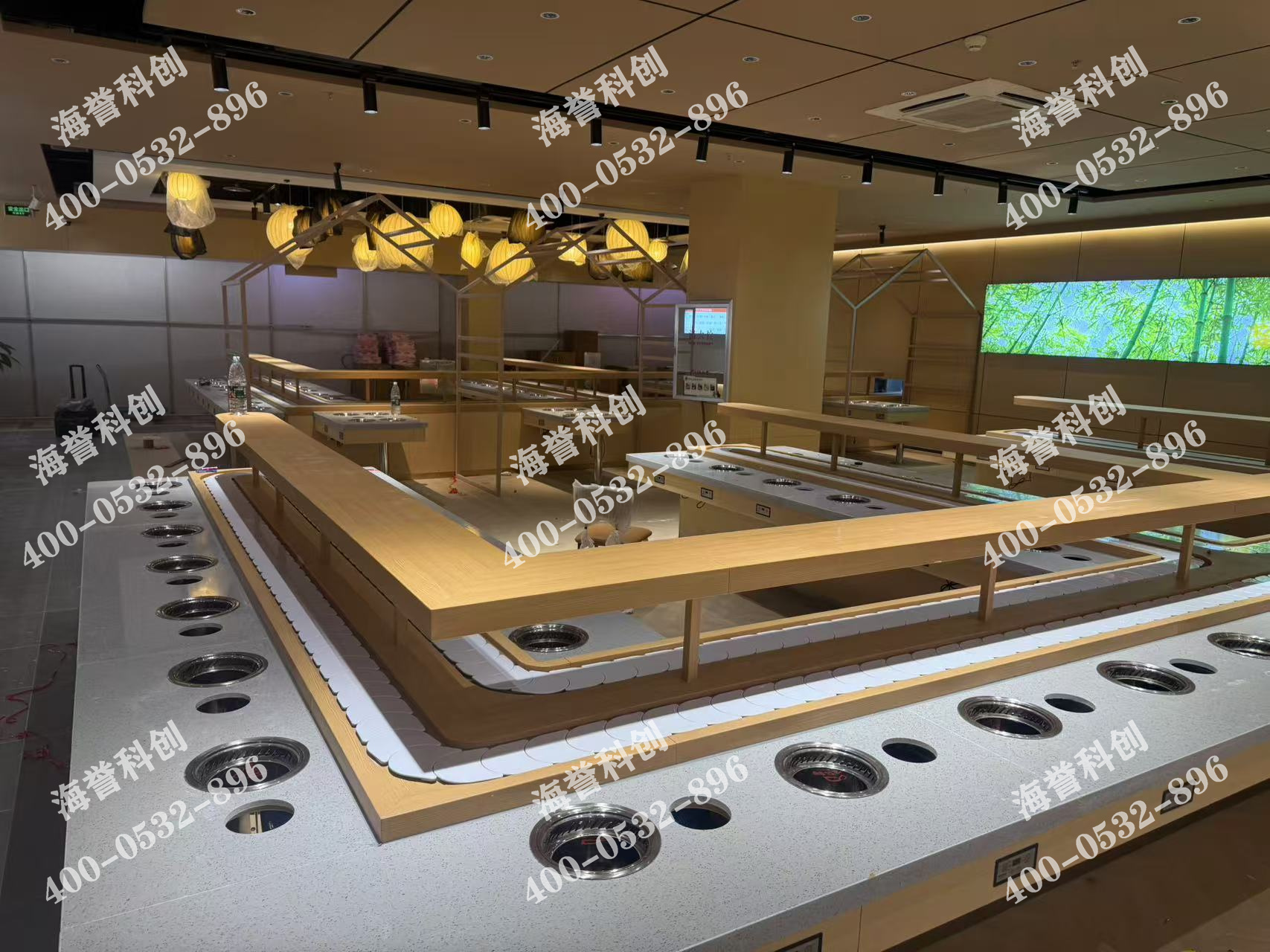 海譽(yù)科創(chuàng)吉林單涮無煙小火鍋設(shè)備安裝完成 海譽(yù)科創(chuàng)吉林單涮無煙小火鍋設(shè)備安裝完成