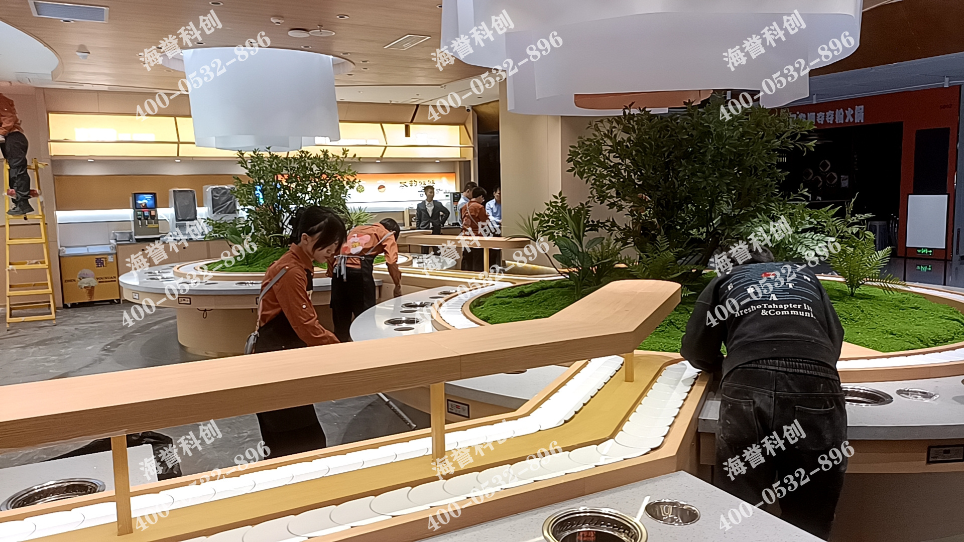 海譽(yù)科創(chuàng)合作伙伴單涮無煙小火鍋設(shè)備安裝完成 海譽(yù)科創(chuàng)合作伙伴單涮無煙小火鍋設(shè)備安裝完成