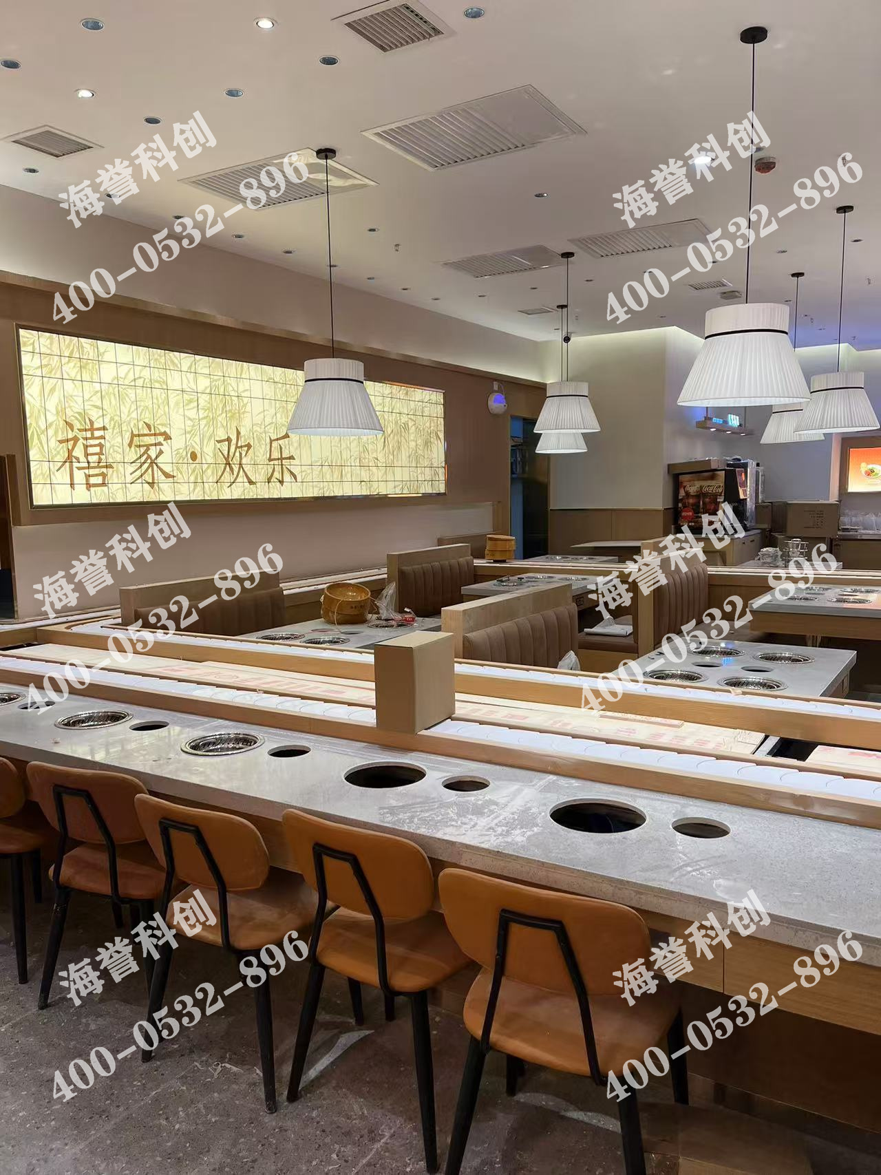 海譽(yù)科創(chuàng)合作伙伴單涮無煙小火鍋設(shè)備安裝完成 海譽(yù)科創(chuàng)合作伙伴單涮無煙小火鍋設(shè)備安裝完成