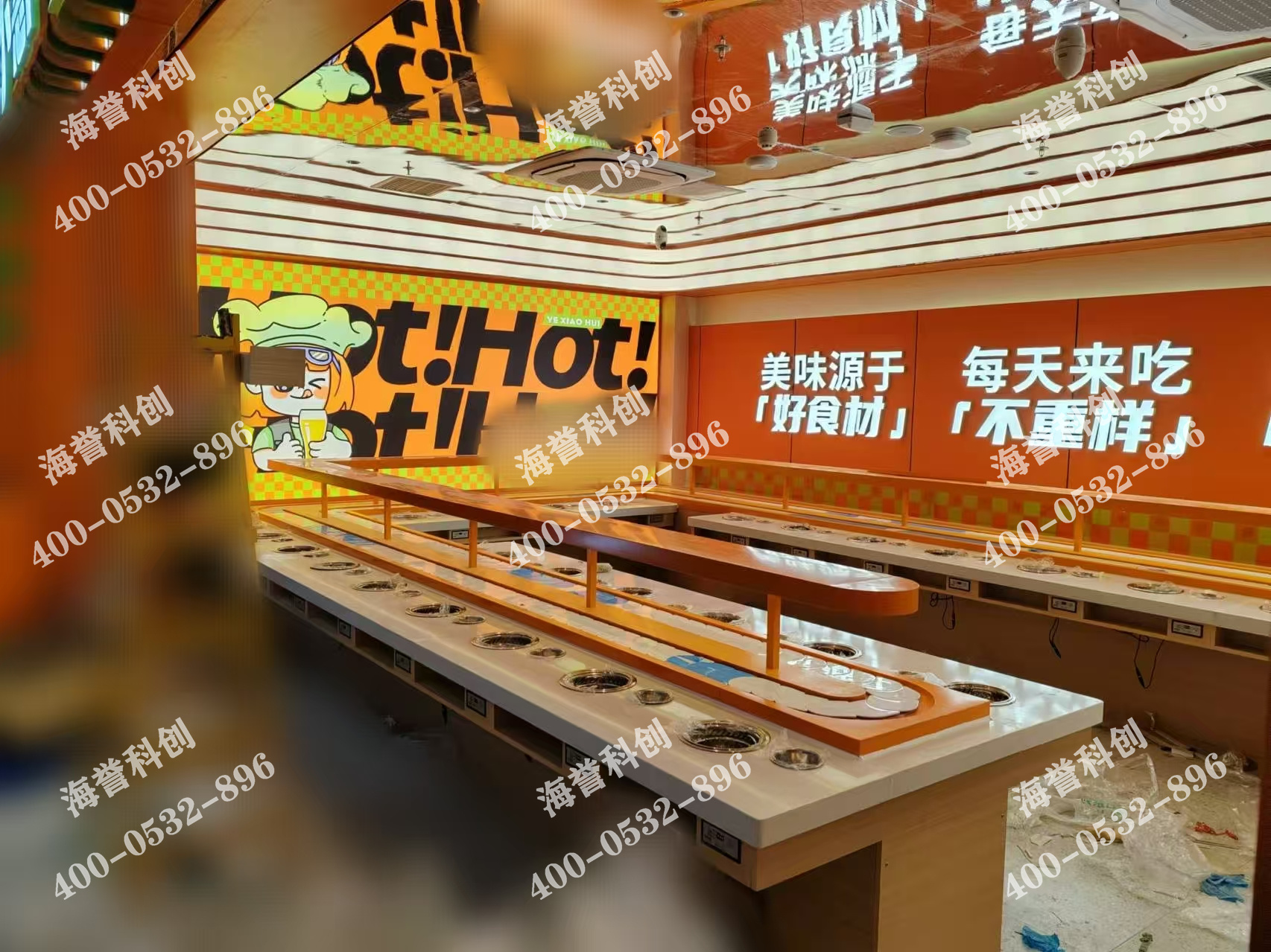 海譽(yù)科創(chuàng)合作伙伴單涮無煙小火鍋設(shè)備安裝完成 海譽(yù)科創(chuàng)合作伙伴單涮無煙小火鍋設(shè)備安裝完成