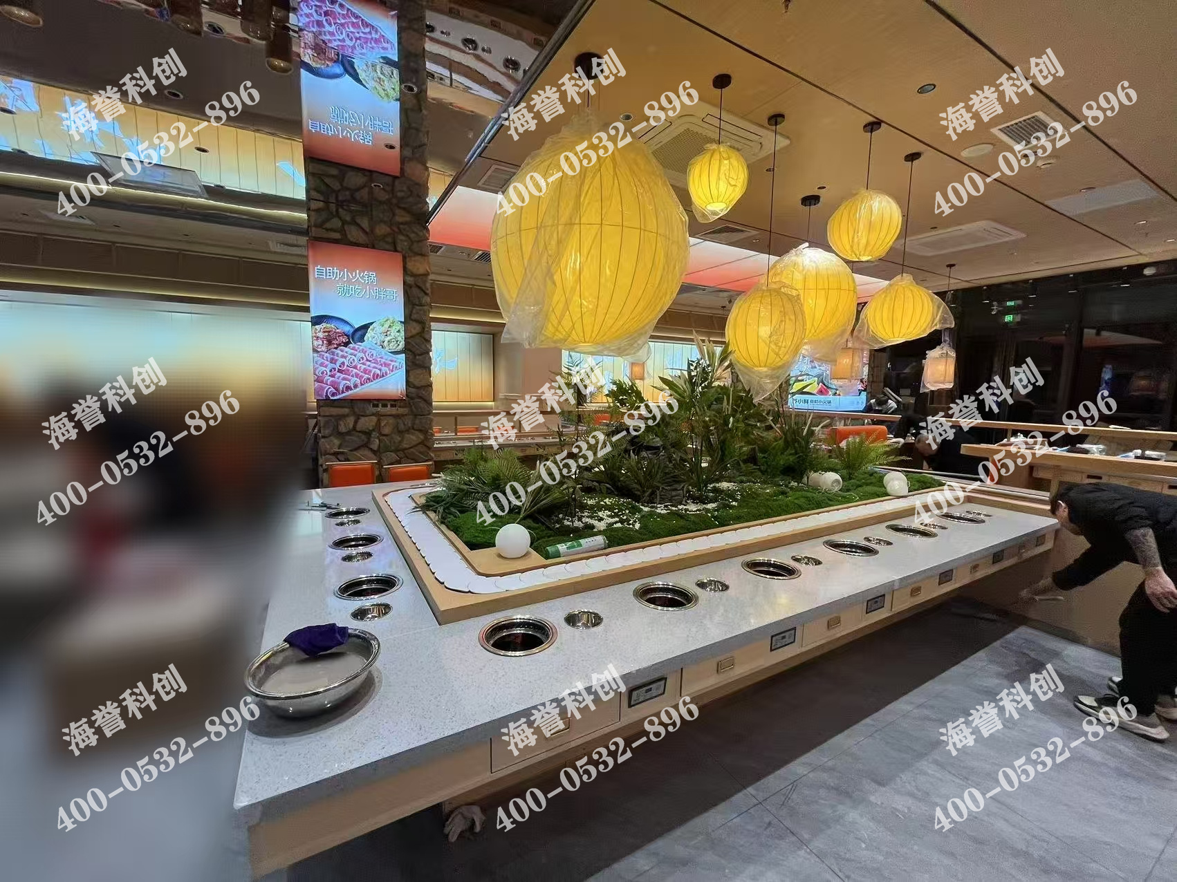 海譽(yù)科創(chuàng)合作伙伴單涮無煙小火鍋設(shè)備安裝完成 海譽(yù)科創(chuàng)合作伙伴單涮無煙小火鍋設(shè)備安裝完成