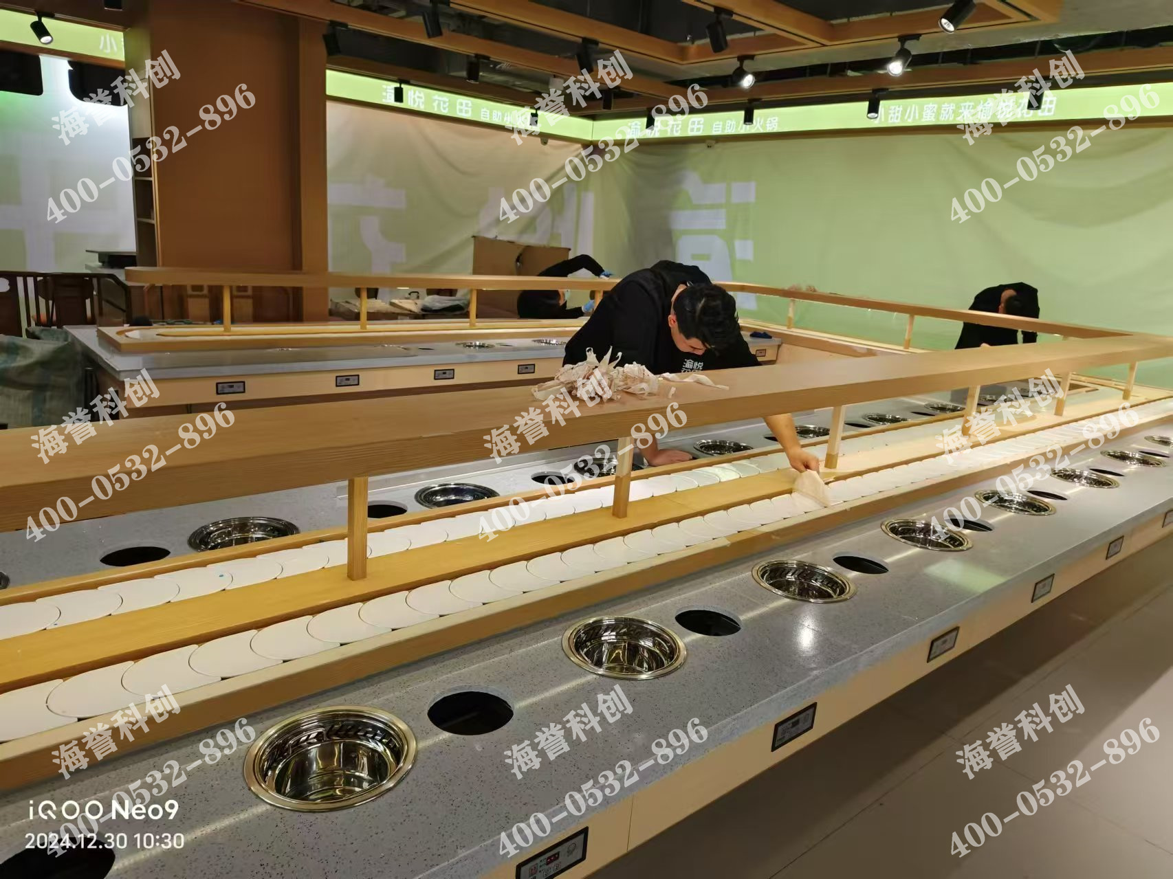 海譽(yù)科創(chuàng)合作伙伴單涮無煙小火鍋設(shè)備安裝完成 海譽(yù)科創(chuàng)合作伙伴單涮無煙小火鍋設(shè)備安裝完成