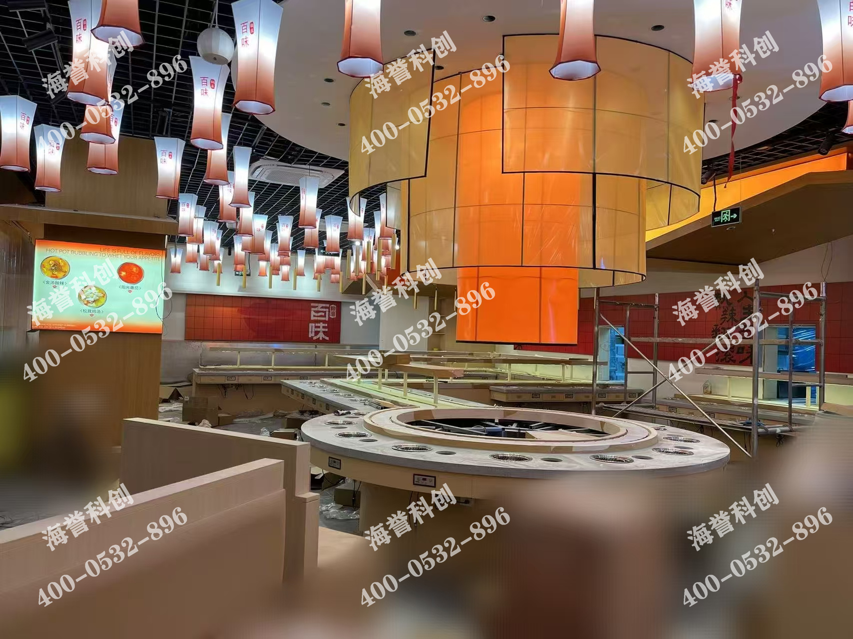 海譽(yù)科創(chuàng)江蘇單涮無煙小火鍋設(shè)備安裝完成 海譽(yù)科創(chuàng)江蘇單涮無煙小火鍋設(shè)備安裝完成