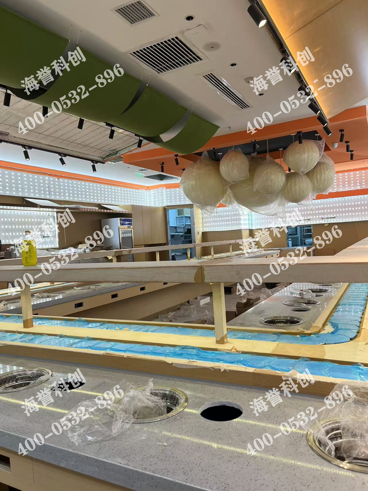 海譽(yù)科創(chuàng)合作伙伴單涮無煙小火鍋設(shè)備安裝完成 海譽(yù)科創(chuàng)合作伙伴單涮無煙小火鍋設(shè)備安裝完成