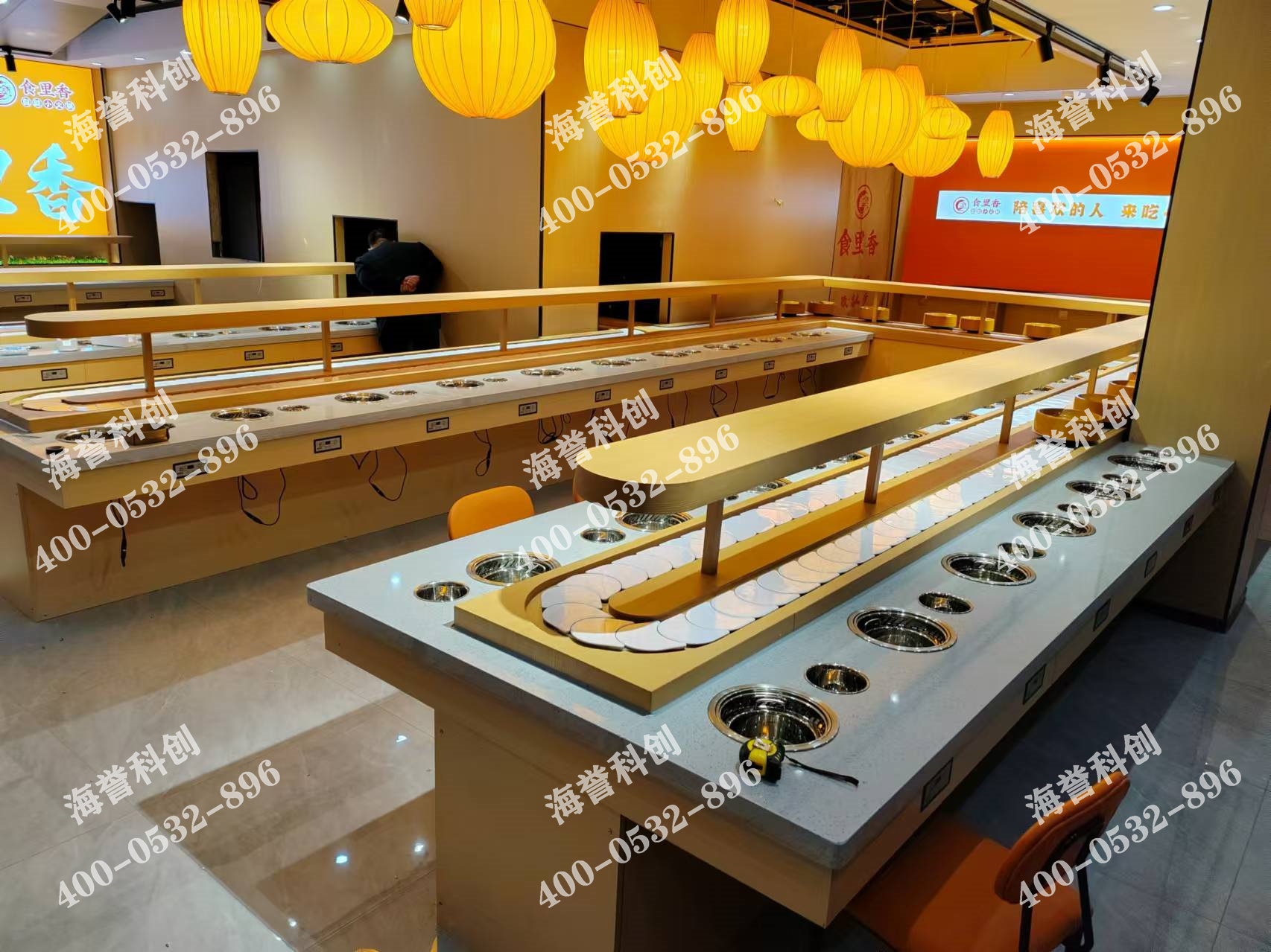 海譽(yù)科創(chuàng)河南單涮無煙小火鍋設(shè)備安裝完成 海譽(yù)科創(chuàng)河南單涮無煙小火鍋設(shè)備安裝完成