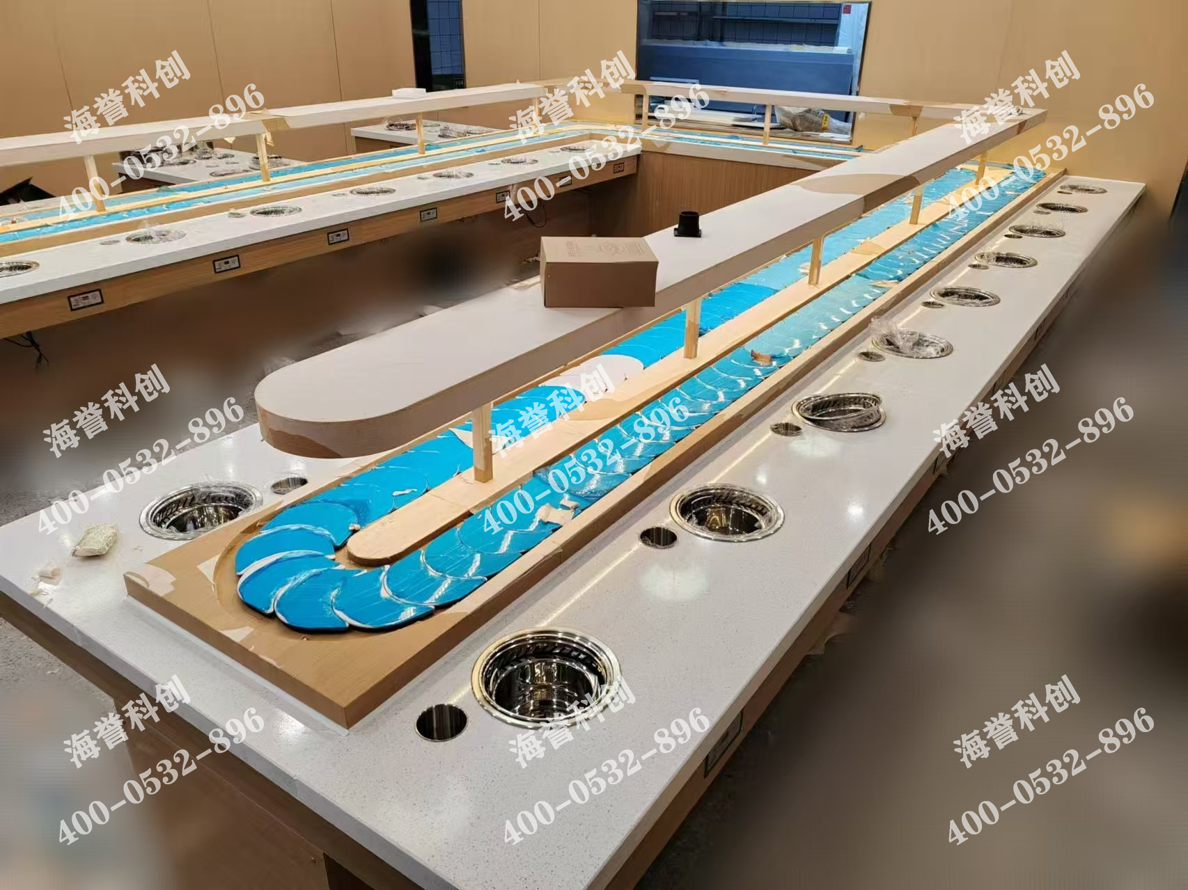 海譽(yù)科創(chuàng)合作伙伴單涮無煙小火鍋設(shè)備安裝完成 海譽(yù)科創(chuàng)合作伙伴單涮無煙小火鍋設(shè)備安裝完成