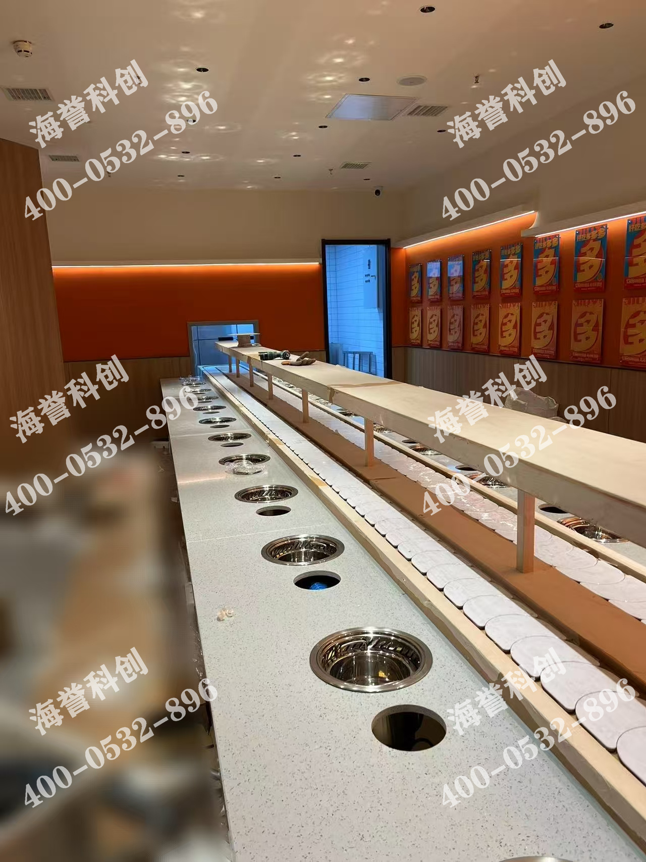 海譽(yù)科創(chuàng)黑龍江單涮無煙小火鍋設(shè)備安裝完成 海譽(yù)科創(chuàng)黑龍江單涮無煙小火鍋設(shè)備安裝完成